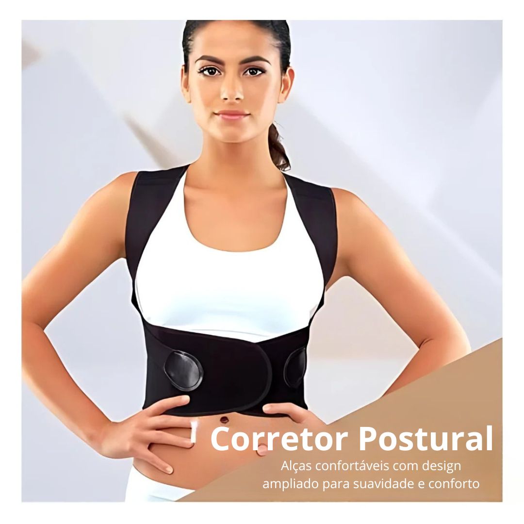 Corretor Postural Colete Unissex Cervical