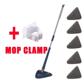 Mop Ajustável 360º Triangular - Alcance todos os cantos