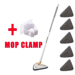 Mop Ajustável 360º Triangular - Alcance todos os cantos